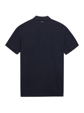 Polo Napapijri Elbas Bleu Marine pour Homme