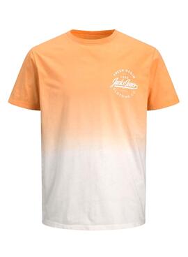 T-Shirt  Jack and Jones Tarif Orange pour Garçon