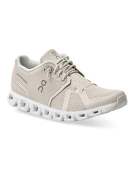 Baskets On Running Cloud 5 Pearl Blancs Femme