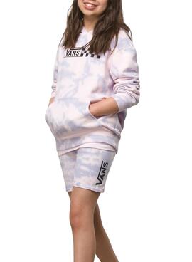 Sweat Vans Tie Dye Rose et Lila pour Fille