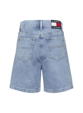 Bermuda Tommy Jeans Jean Betsy Bleu pour Femme