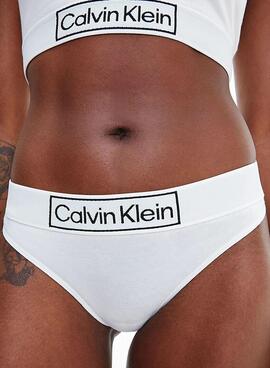 String Calvin Klein Blanc pour Femme