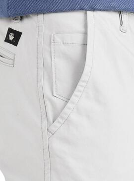 Pantalon Dockers Alpha Original Skinny Gris Homme