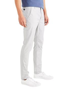 Pantalon Dockers Alpha Original Skinny Gris Homme