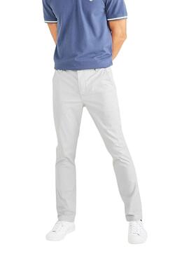 Pantalon Dockers Alpha Original Skinny Gris Homme