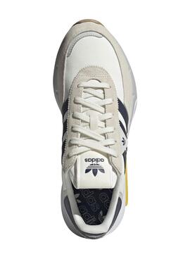 Baskets Adidas Retropy F2 Blancs pour Homme