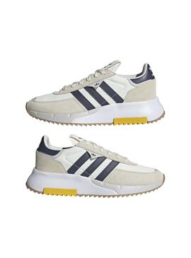 Baskets Adidas Retropy F2 Blancs pour Homme