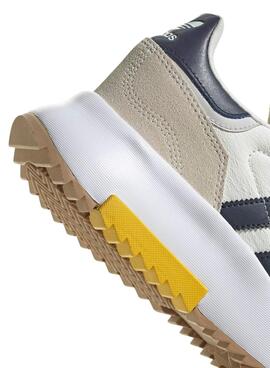 Baskets Adidas Retropy F2 Blancs pour Homme