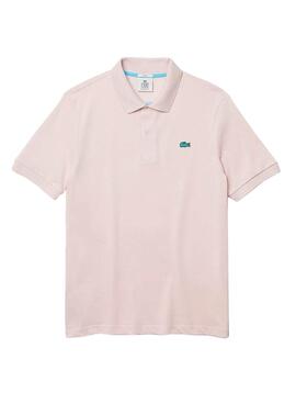 Polo Lacoste Basic Rosa pour Homme Y Femme