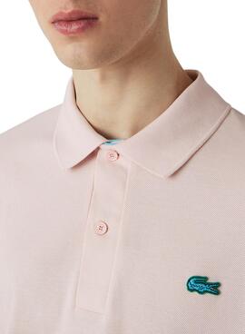 Polo Lacoste Basic Rosa pour Homme Y Femme