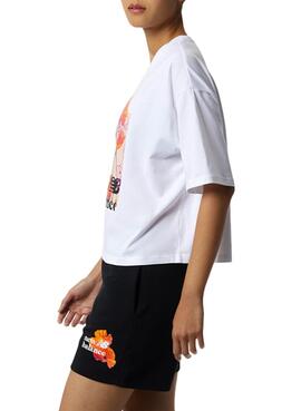 T-Shirt New Balance Essentiels Super Floraison Blanc