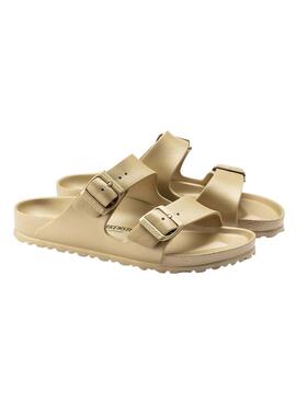Sandales Birkenstock Arizona EVA Gold pour Femme