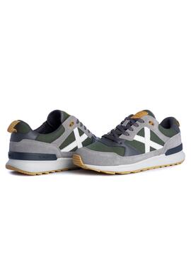 Baskets Munich Alpha 67 Vert pour Homme