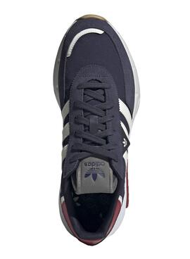 Baskets Adidas Retropy F2 Bleu Marine pour Homme