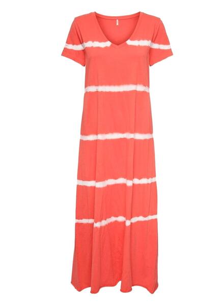 Robe Only Corentin Tie Dye Orange pour Femme