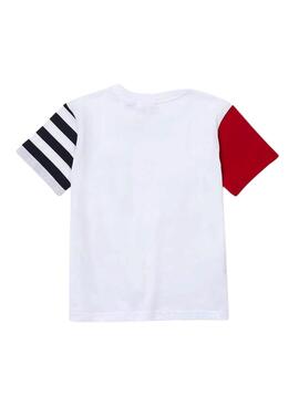 T-Shirt Lacoste Poche Blanc pour Garçon