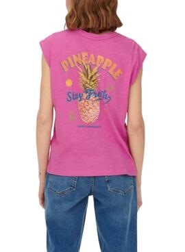 T-Shirt Only Banja Ananas Rose pour Fille