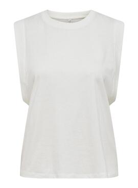 T-Shirt Only Maja Blanc pour Femme