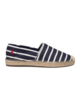 Espadrilles Polo Ralph Lauren Rayures Bleu Marine Homme