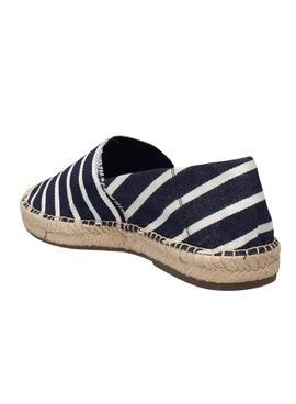 Espadrilles Polo Ralph Lauren Rayures Bleu Marine Homme