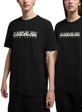 T-Shirt Napapijri Sella Noire Unisexe