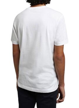 T-Shirt Napapijri Ayas Blanc pour Homme