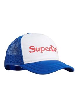 Casquette Superdry Vintage Trucker Bleu pour Homme