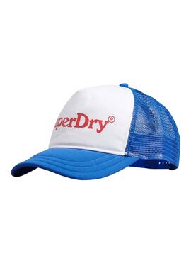 Casquette Superdry Vintage Trucker Bleu pour Homme