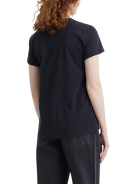 T-Shirt Levis The Perfect 501 Noire pour Femme