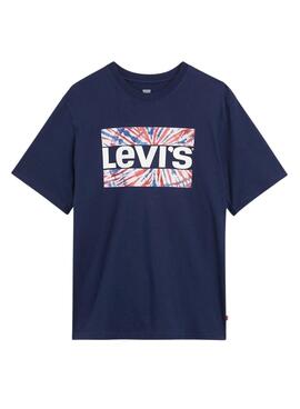 T-Shirt Levis Relaxed Fit Bleu Marine Unisexe