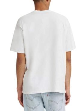 T-Shirt Levis Vintage Fit Graphic 501 Blanc