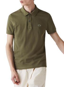 Polo Lacoste Slim Fit Vert Homme