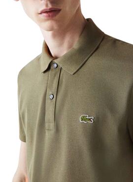 Polo Lacoste Slim Fit Vert Homme