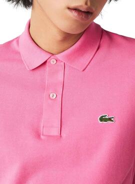 Polo Lacoste Slim Fit Rosa Homme