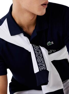 Polo Lacoste Sport Bleu Marine pour Homme