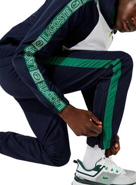 Survêtement Lacoste Sport Bleu Marine Homme