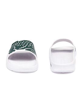 Flip Flops Lacoste Croco 2.0 Blancs pour Homme