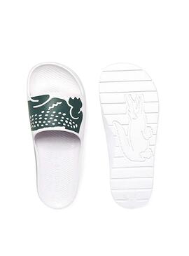 Flip Flops Lacoste Croco 2.0 Blancs pour Homme