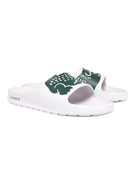 Flip Flops Lacoste Croco 2.0 Blancs pour Homme