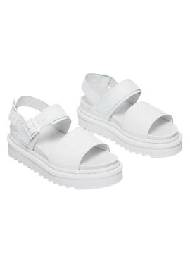 Sandales Dr Martens Voss Mono Blancs pour Homme