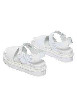 Sandales Dr Martens Voss Mono Blancs pour Homme