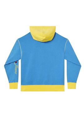 Sweat Tommy Jeans POP DROP Bleu pour Femme