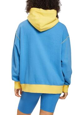 Sweat Tommy Jeans POP DROP Bleu pour Femme
