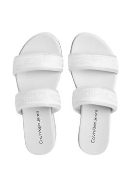 Sandales Calvin Klein Plateforma Blanc Femme