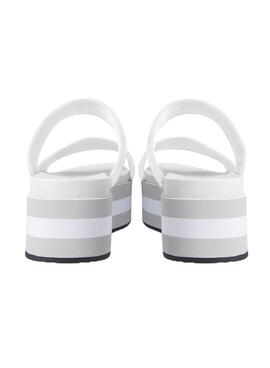 Sandales Calvin Klein Plateforma Blanc Femme