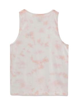 T-Shirt Vans Tie Dye Blanc pour Homme