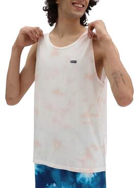 T-Shirt Vans Tie Dye Blanc pour Homme