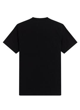 Fred perry black tee hot sale