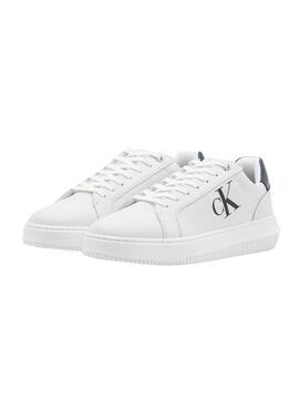 Baskets Calvin Klein Chunky Blancs pour Homme