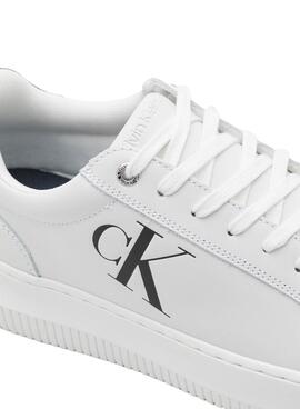 Baskets Calvin Klein Chunky Blancs pour Homme